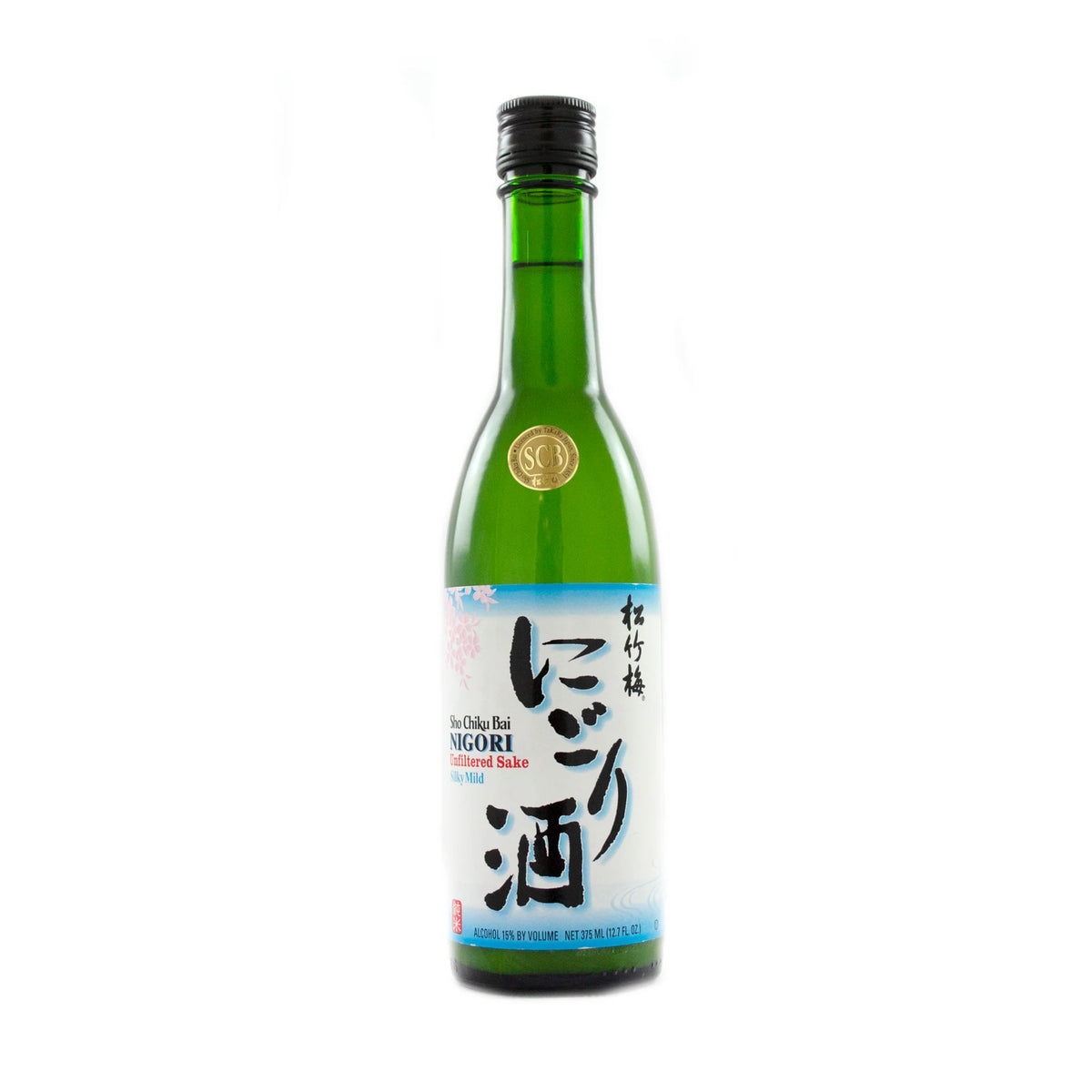 Shochikubai Nigori Silky Mild Sake 12 bottle * 375ml 15%- U3002-IE - Musashi Foods