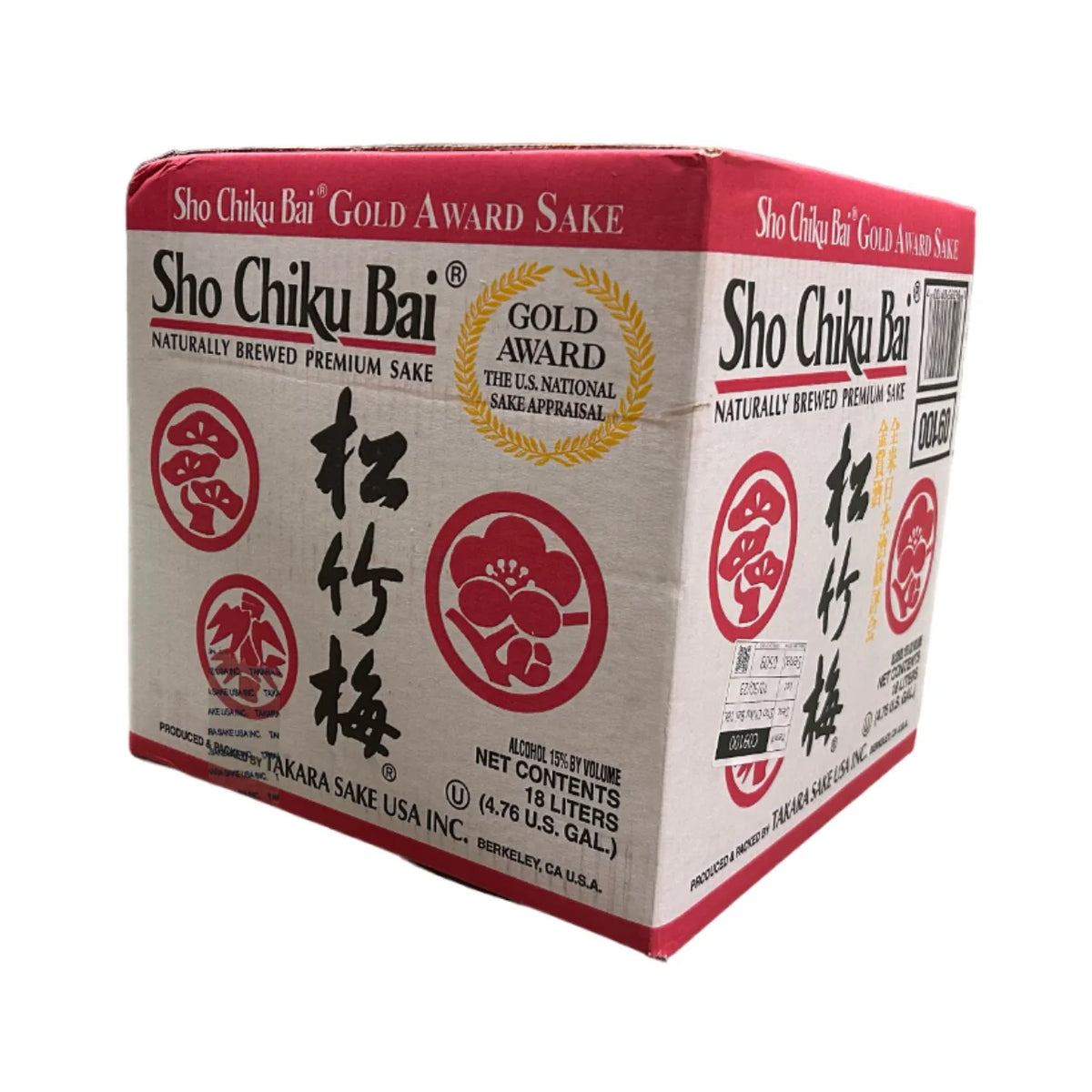 Shochikubai Junmai Sake 18L 15% - Musashi Foods