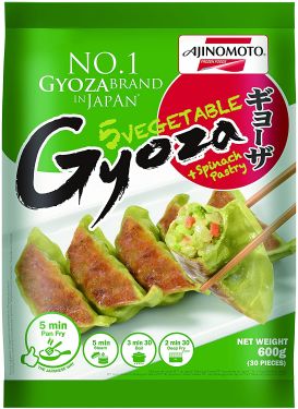 Vegetable Gyoza + Spinach Pastry - Musashi Foods