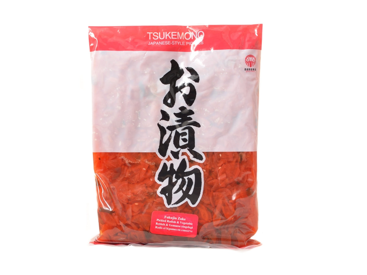 Fukujin Zuke Pickled cucumber and radish, Box 10*1kg - Musashi Foods
