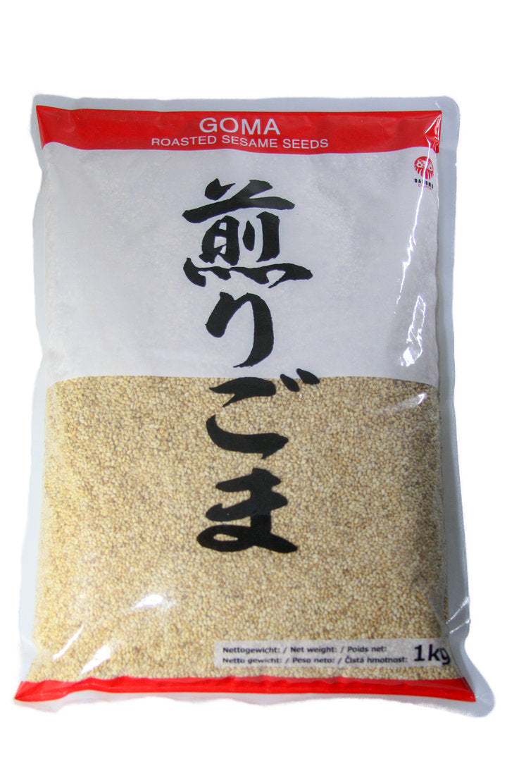 Roasted White Sesame Iri Goma Shiro 12X1Kg - Musashi Foods