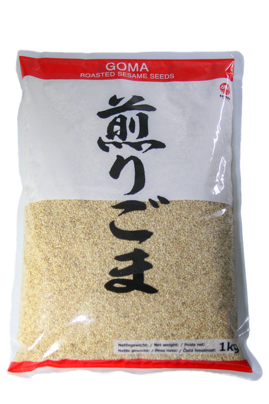 Roasted White Sesame Iri Goma Shiro 12X1Kg - Musashi Foods
