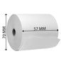 Deliveroo Till Rolls 57mm x 70mm- Box of 20 rolls - Musashi Foods