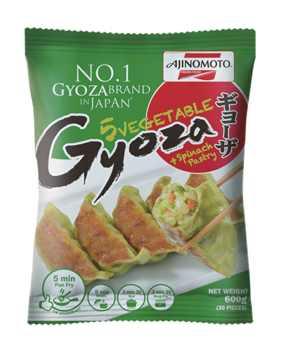 Vegetable Gyoza + Spinach Pastry - Musashi Foods